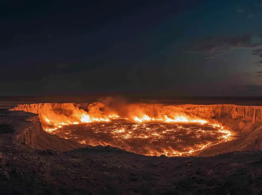 Brama Piekieł w Turkmenistanie