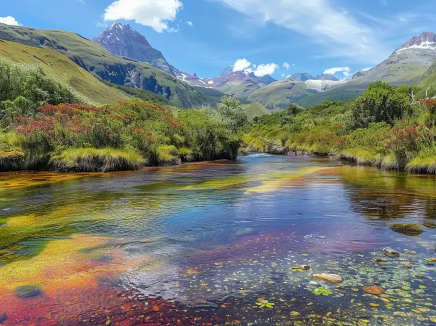 Cano Cristales - Tęczowa Rzeka w Kolumbii